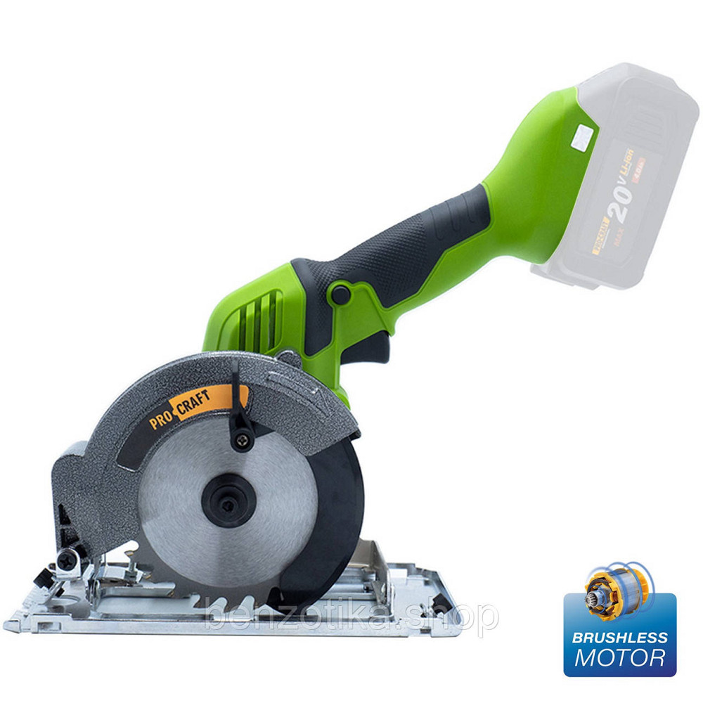 Акумуляторна дискова пилка Procraft PCA18 (Без акб та зп) Киев - изображение 1