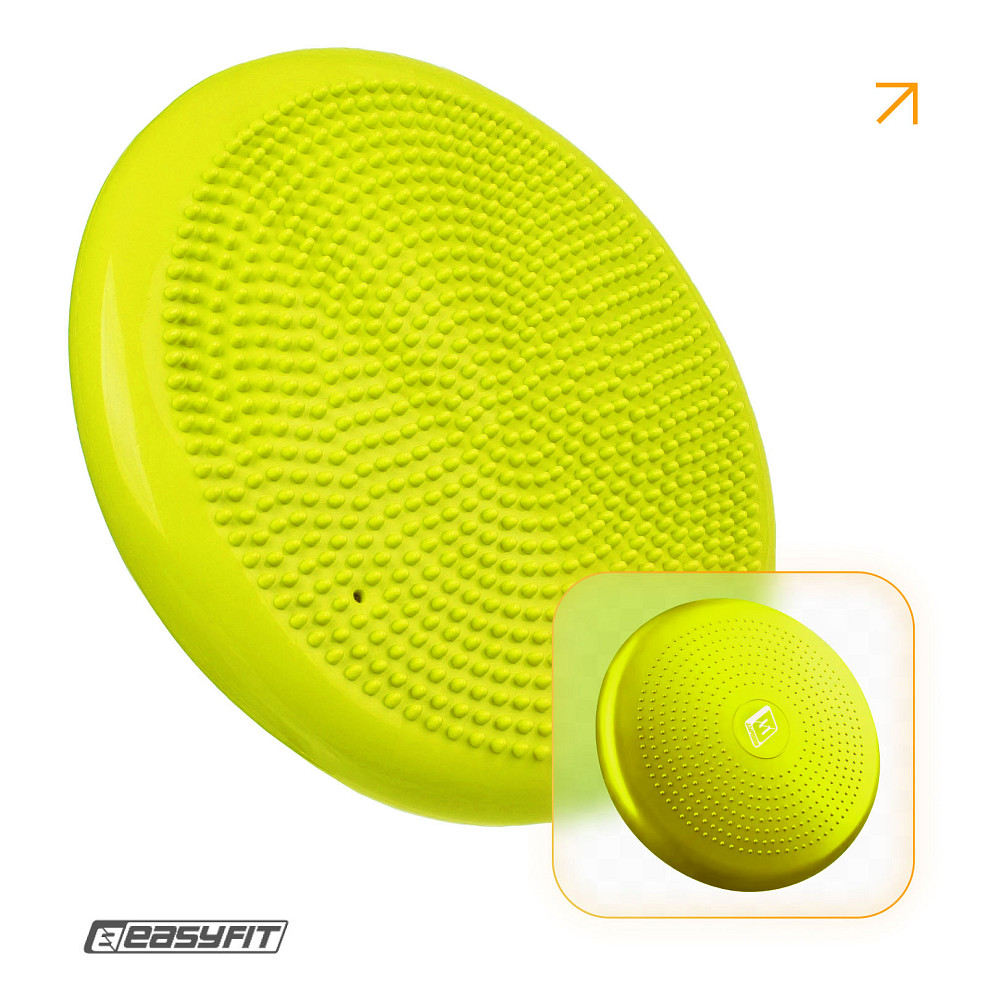 EasyFit Балансувальна масажна подушка EasyFit жовта Коломия - фото 1