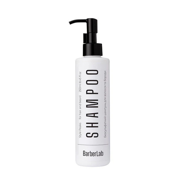 Бессульфатный шампунь для волос и бороды Style Peaks BarberLab 250 мл Винница - изображение 1