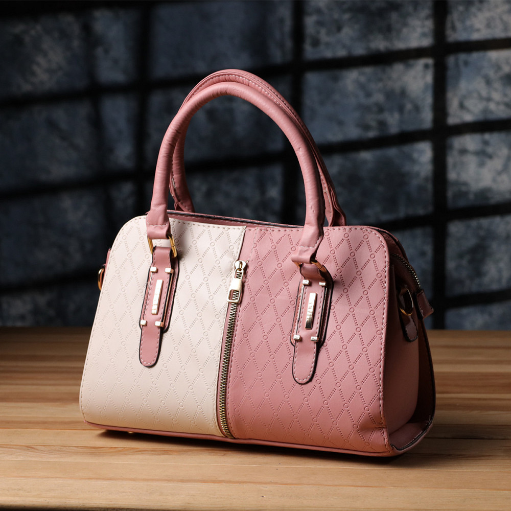 Стильна жіноча сумка на літо з якісної екошкіри Vintage sale_15130 Рожевий Київ - фото 6