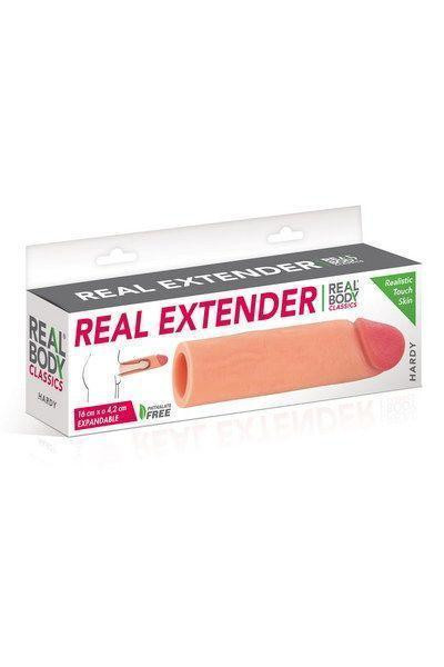 Насадка на член Real Body — Real Extender HARDY з відкритою головкою Sex Aura Київ - фото 4