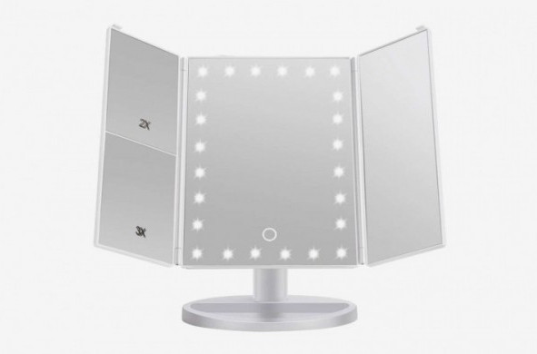 Зеркало с подсветкой LED фигурное, Косметическое usb зеркало для макияжа с подсветкой UF-24 Львов - изображение 3