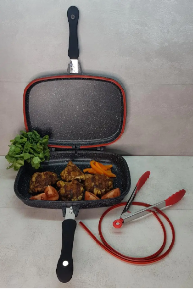 EB-8138 Сковорода - Гриль c Индукционным Дном С Обеих Сторон 32х25х4.8 Одесса - изображение 5