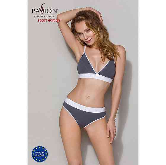 Спортивні трусики-стрінги Passion PS007 PANTIES XL, dark grey Sex Aura Київ