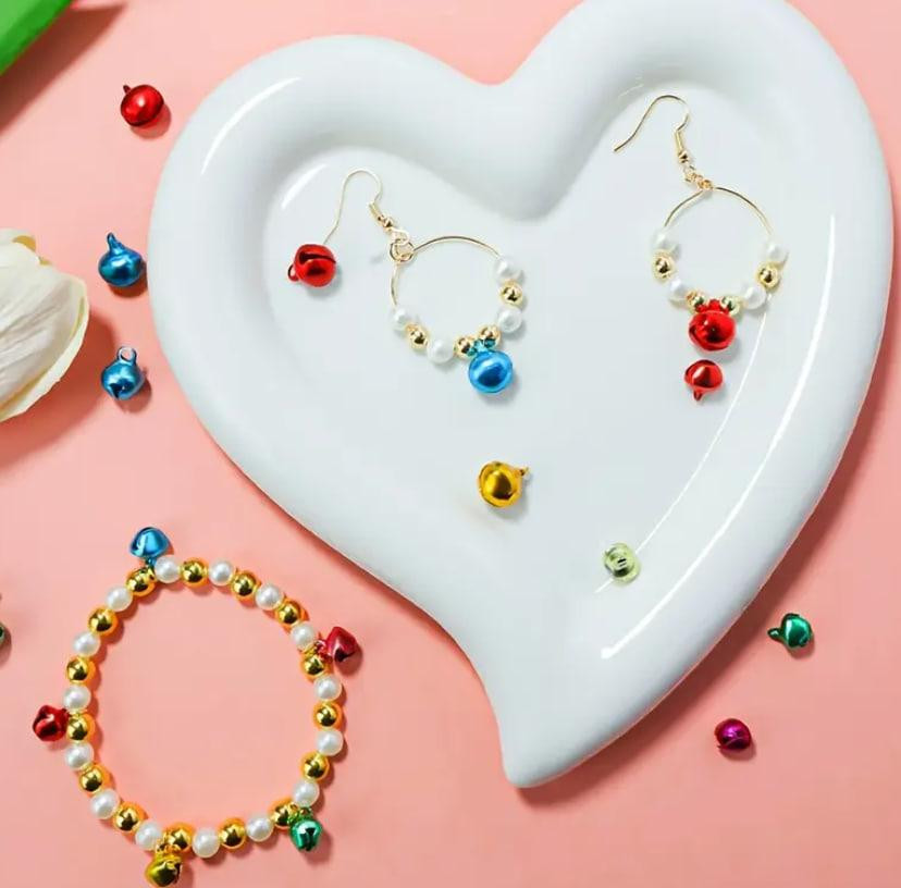 Набір металевих дзвіночків 50 шт – різнокольорові, діаметр 7 мм Київ - фото 2