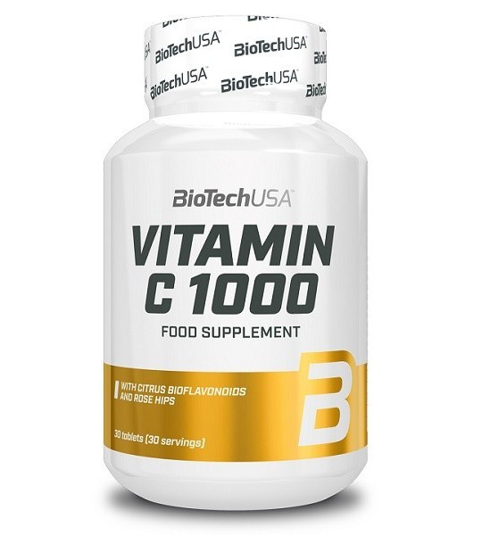 Вітамін C BioTech Vitamin C 1000 30 tabs Луцьк - фото 1