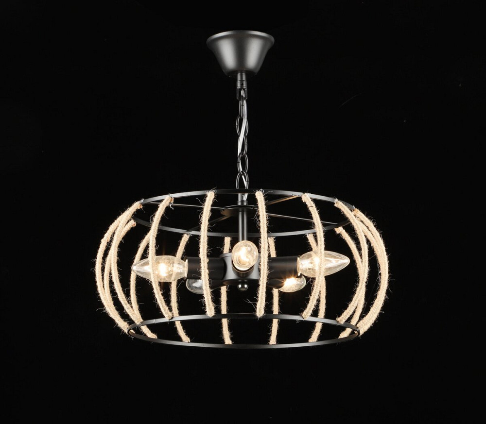 VALESO Люстра підвісна в стилі лофт E2722/5, Чорний Коломыя - изображение 1