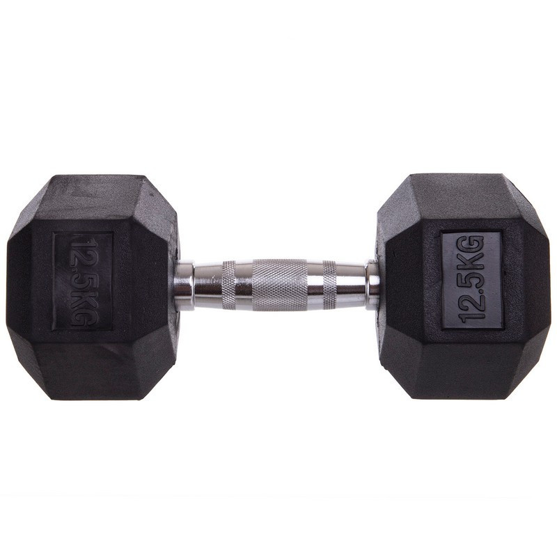 Гантель 12.5 кг цільна шестигранна SP-Planeta-8013-12_5 Київ - фото 2