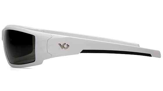 Окуляри захисні Venture Gear Pagosa White (forest gray) Anti-Fog, сіро-зелені в білій оправі Запоріжжя