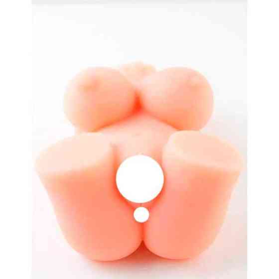 Шикарний мастурбатор торс "Annika" — Тілесний — 25*17 см Вінниця