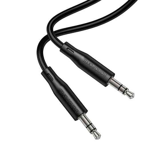 Аудіо кабель BOROFONE BL26 Standard AUX audio cable 1m Black Одеса