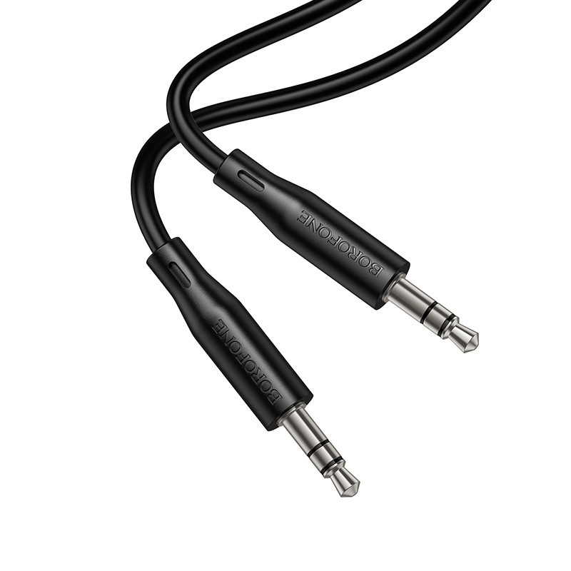 Аудіо кабель BOROFONE BL26 Standard AUX audio cable 1m Black Одеса - фото 5
