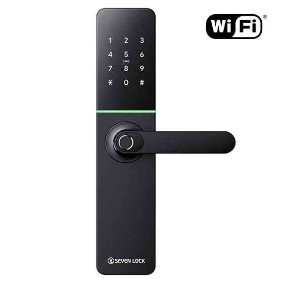 Розумний дверний біометричний замок SEVEN LOCK SL-7779BFW-Т Київ