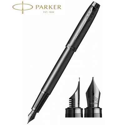 Ручка перьевая Parker IM 17 Achromatic Black BT FP F (22 911) Винница