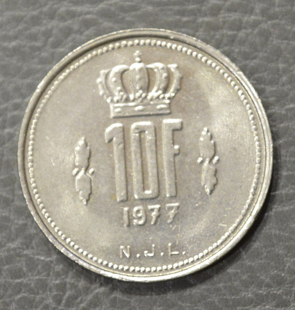 Люксембург 10 франків 1977 рік (АЗ) Полтава - фото 1