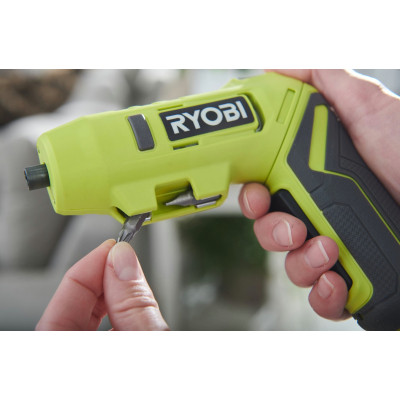 Викрутка акумуляторна Ryobi RSDP4-120G 4В, USB, Lithium, 1х2Ah, 5Нм, 200об/хв, поворотна ручка (5133005958) Вінниця - фото 2
