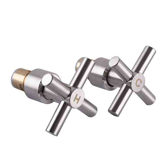 Рукоятка + Кран-букса Globus Lux DUKAT GBC-04SS-CER (2шт) (000023165) Київ