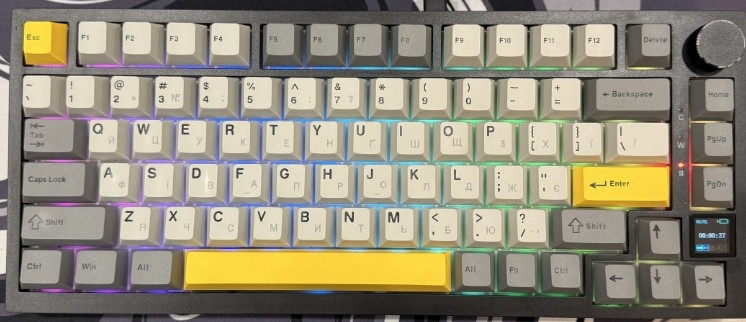 Ajazz AK820 Pro с гравировкой механическая клавиатура RGB игровая новая гарантия Харьков - изображение 1