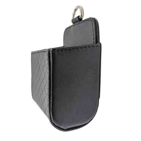 Підвісний органайзер для автомобіля на вентиляцію авто-органайзер кишеня для дрібниць і документів чорний Мукачево