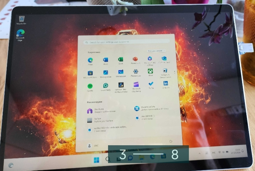 Планшет: Microsoft Surface Pro 8 , 13" 120Hz. i5-1135 G7 , 8/128Gb. Platinum 1983. Київ - фото 8