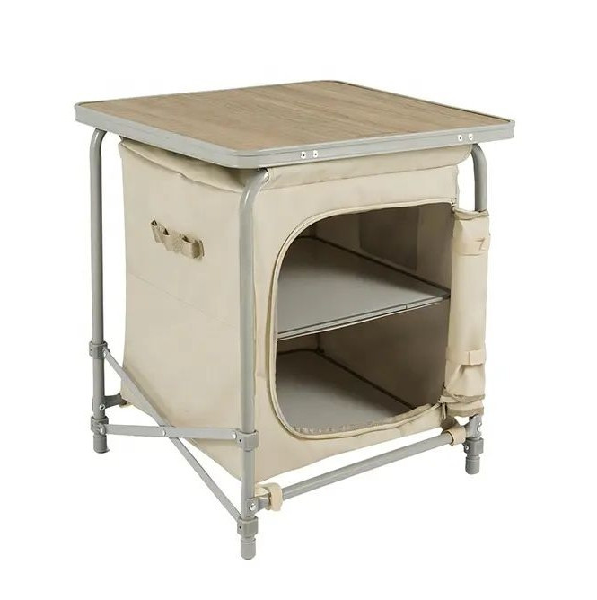 Розкладний туристичний стіл з полицями Naturehike CNH22JU031 (Бежевий) Вінниця - фото 2