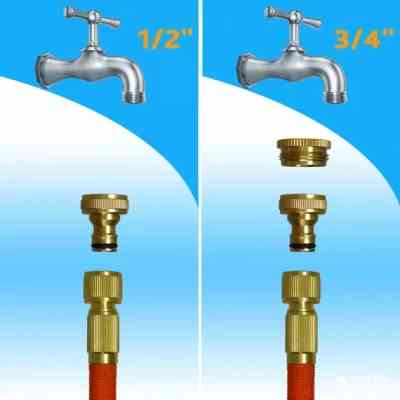 Поливочный шланг Gruntek King Cobra с пистолетом и переходниками 5 шт. (296225001) Винница