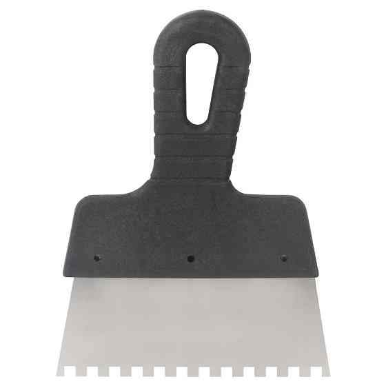 Шпатель зубчастий (неіржавкий) 150 мм 6×6мм GRAD (8321325) Київ