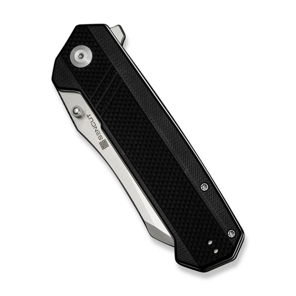 Ніж складаний туристичний Sencut Draxor, (9.4 см) 9Cr18MoV / G10 чорний Киев - изображение 4