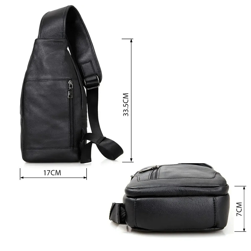 Сумка кобура наплечная, Кожаная сумка кросс-боди мужская легкая через плечо GT-93 Львов - изображение 1