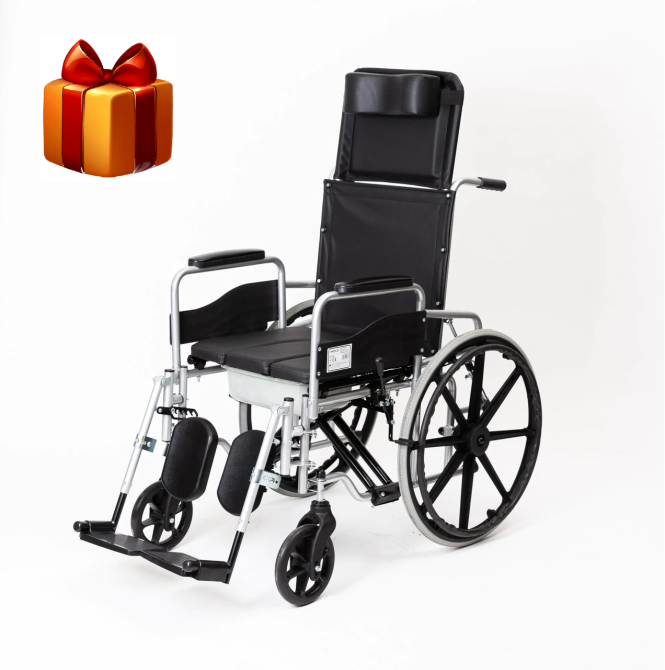 Кресло колесное с санитарным оснащением PM240 Днепр - изображение 1