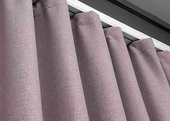 Премиум шторная ткань blackout 100%, двусторонняя, коллекция «ASHEN NIGHT» цвет пудровый 1843ш Киев