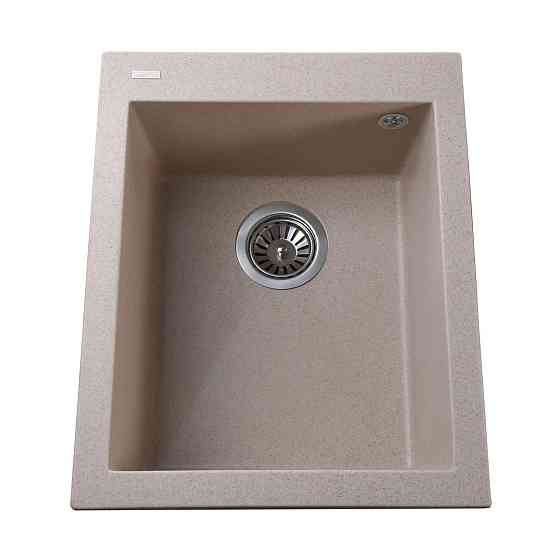 Гранитная мойка Globus Lux LAMA песчаный 410х500мм-А0004 (000002998) Киев