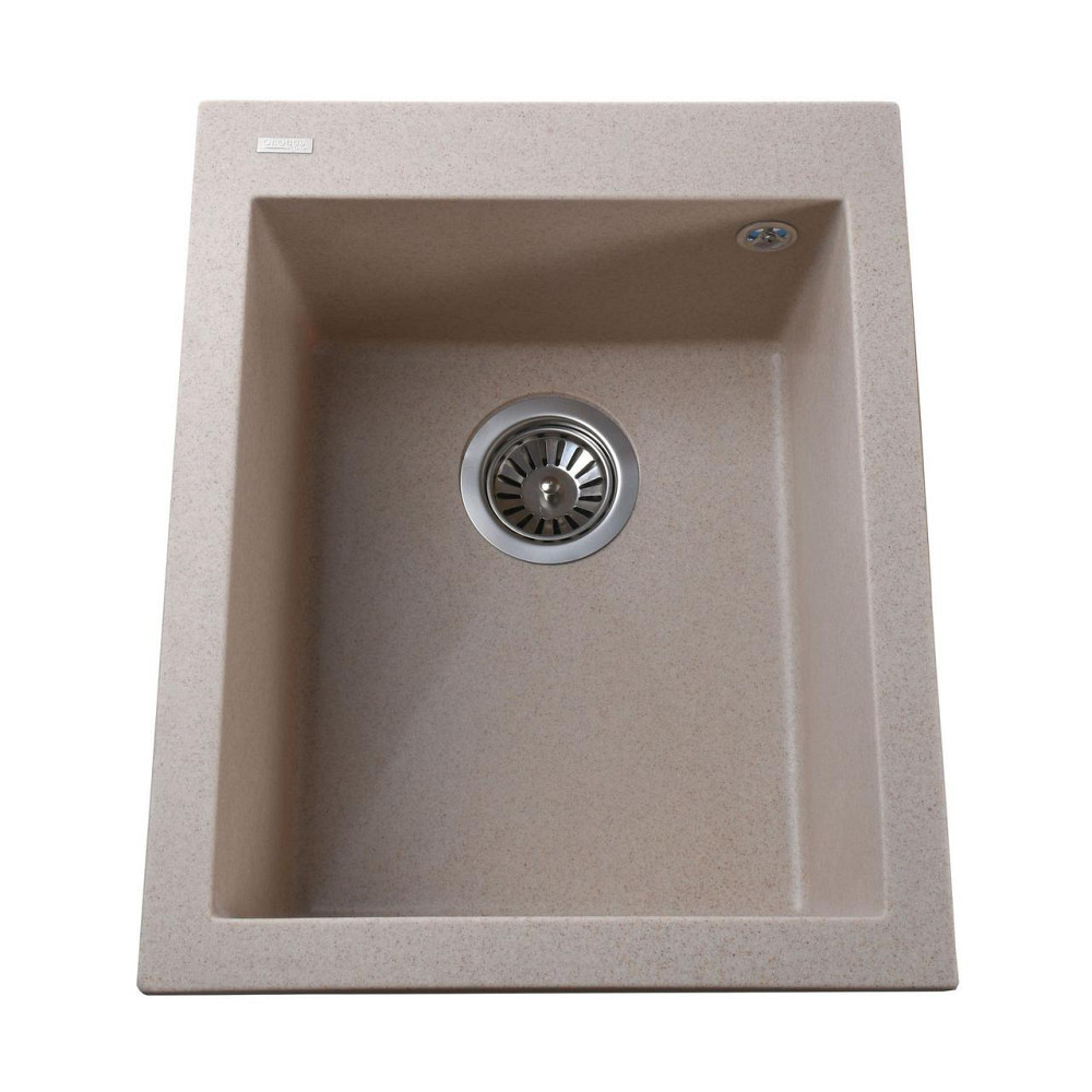 Гранітна мийка Globus Lux LAMA піщаний 410х500мм-А0004 (000002998) Київ - фото 1