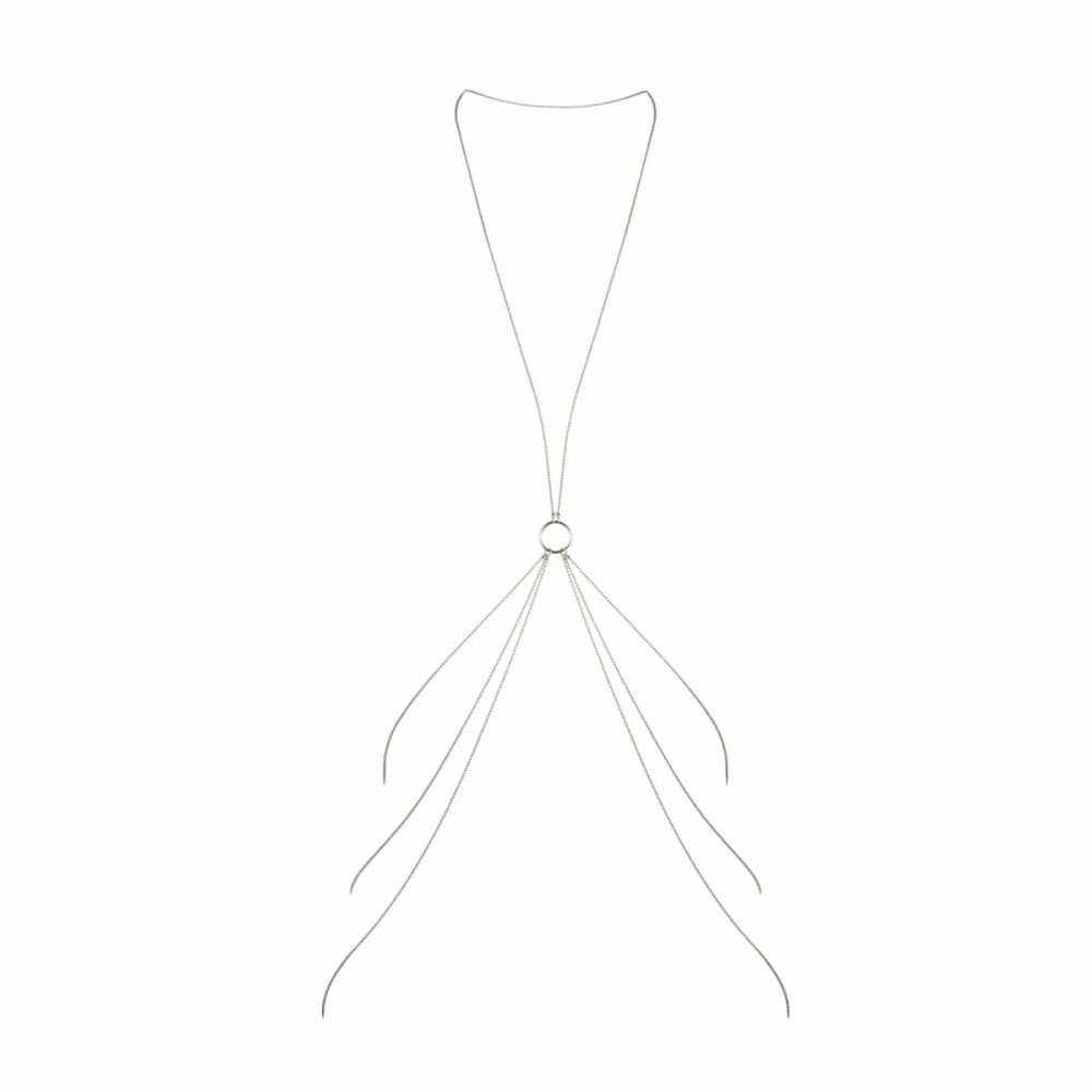 Цепочка для тела Bijoux Indiscrets Magnifique 8 Body Chain — Silver Sex Aura Киев - изображение 3