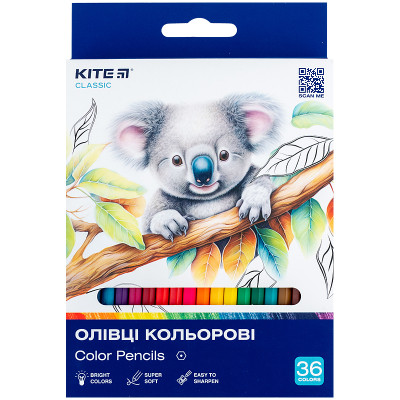 Карандаши цветные Kite Classic 36 кольорів (K-057) Винница - изображение 1