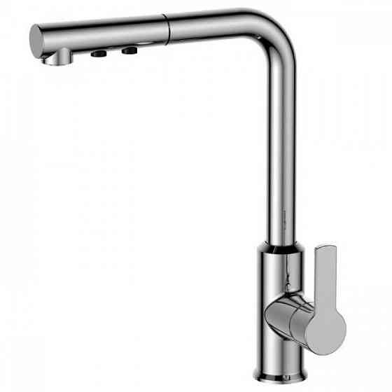 Змішувач для кухні з висувним виливом VOLLE BRAVO М cromo 1550.110201 Київ