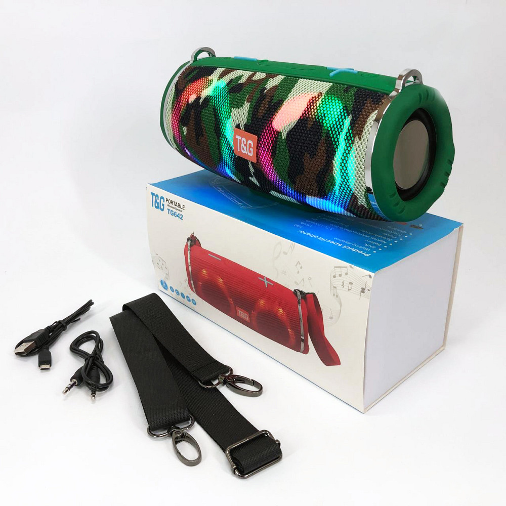 Колонка з підсвічуванням і зарядкою TG642, Колонка з підсвічуванням і світловою музикою RJ-24 Львів - фото 14