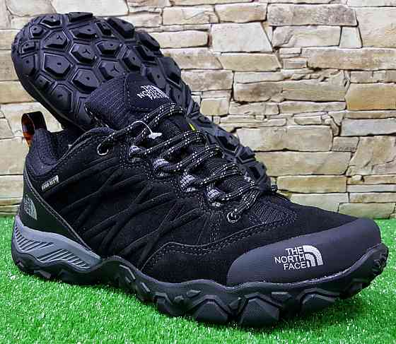 Мужские трекинговые кроссовки The North Face Ultra 110 Waterproof Hiking Shoe TNF Black/Dark Shadow Grey Киев