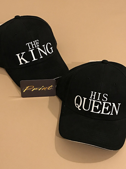 Парные кепки\бейсболки The King \ His Queen Черновцы - изображение 2