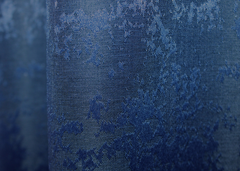 Комплект коротких штор VR-Textil Жакард Sultan XO № 1149ш Синій 130х170 см 2 шт (35-0114) Київ - фото 6