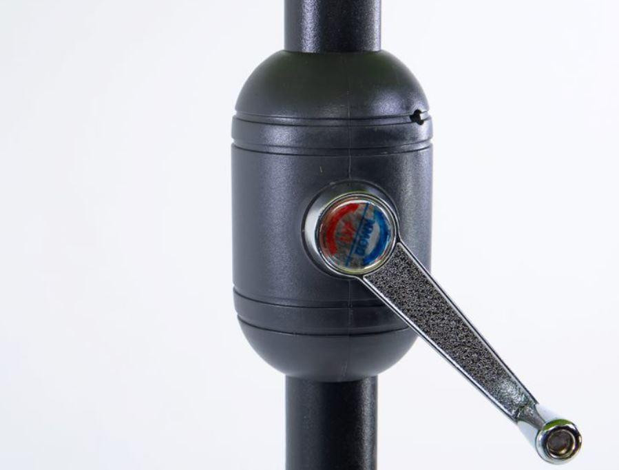 Зонт торговий антиветер Stenson MH-3841 2.7 м, зелений Вінниця - фото 3