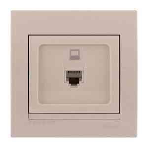 DERIY крем Розетка внутрішня комп'ютерна Лезард Житомир