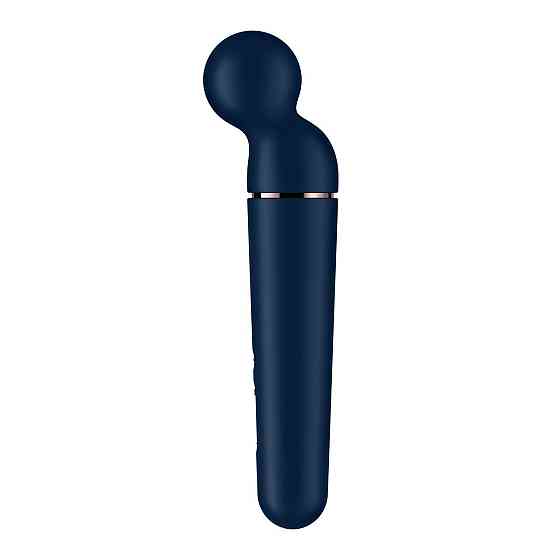 Вібромасажер Satisfyer Planet Wand-er Blue/Rosegold, дуже потужний, бездротовий Sex Aura Київ