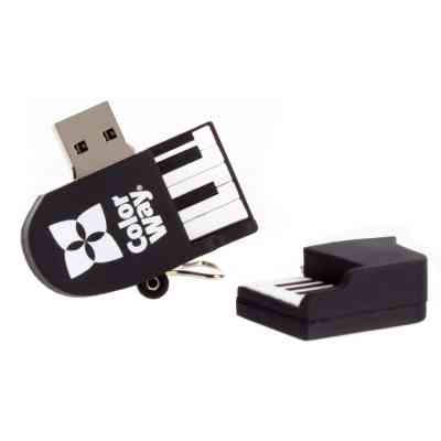 USB флеш накопитель ColorWay Piano 64 GB 3.0 Black (CW-USBPO64) Винница
