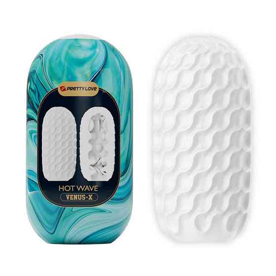 Мастурбатор яйцо Venus-X Egg рельефный, 13.1 х 6.5 см Sex Aura Киев