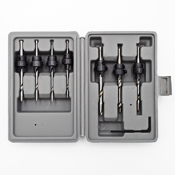 Набір конфірматних свердел 7 шт (3 мм, 3, 5 мм, 4 мм, 4,5 мм, 5 мм,5,5 мм, 6 мм) Полтава - фото 1