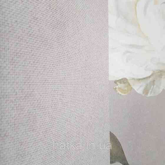 Шпалери флізелінові екологічно чисті Decoprint Essentials EE22520 однотонні під тканину сіро-бузкові Київ