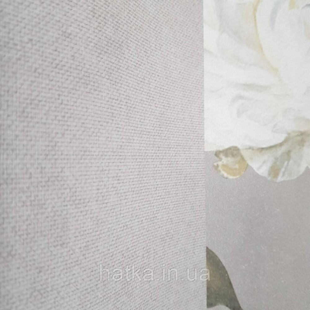 Шпалери флізелінові екологічно чисті Decoprint Essentials EE22520 однотонні під тканину сіро-бузкові Київ - фото 1