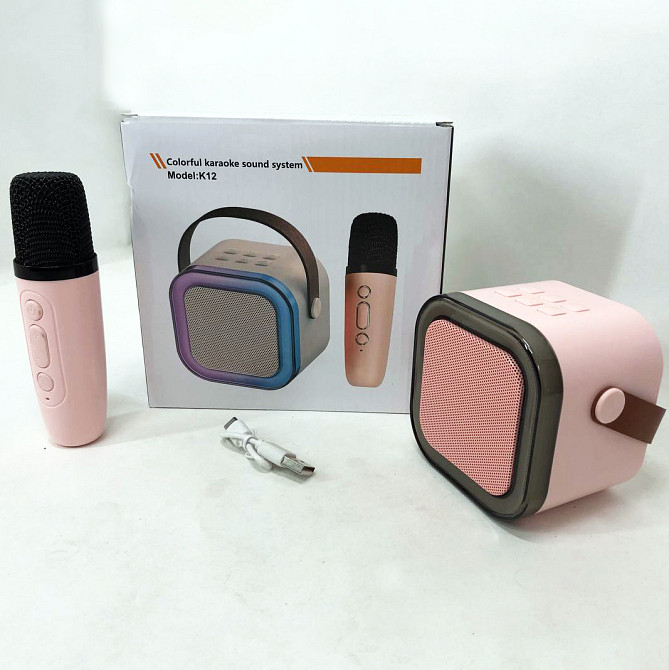 Мікрофон караоке бездротовий з динаміком для дітей, Караоке мікрофон з bluetooth динаміком CF-40 Львів - фото 9