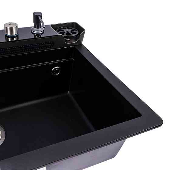 VALESO Гранітна мийка VALESO EVANORA 7546 матова Чорна Київ